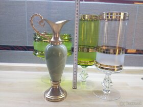 sklenená misa, žardiniéra, váza, kamenná váza - 6