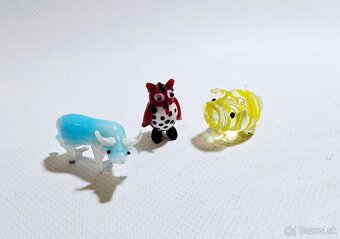 Sklenene figurky Murano mix 4 - 6