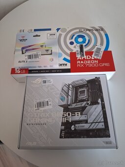 Predám PC Ryzen 7 7800X3D, 48 GB Ram, RX 7900 GRE - 6