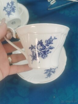 Čajová sada, jemný Porcelan, šálky, - 6