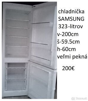 predám chladničku nerez aj bielu - 6