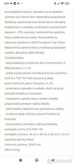 Autosedačka s Isofix pre deti 9kg-36kg - 6