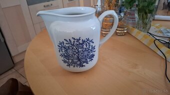 Československý porcelan príbory, sklenené pohare - 6