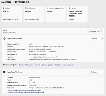 PC i5,16GB RAM,Grafika 768MB,1 x SSD SATA ,HDD 1TB... - 6