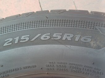letné pneu.Hankook-215/65/16-98H -DOT-0821 - 6