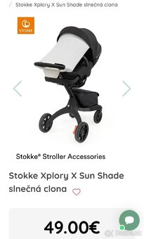 Stokke Xplory X slnečná clona - 6
