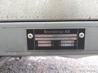 Brenderup 4310TB prívesný vozík 2000kg - 6