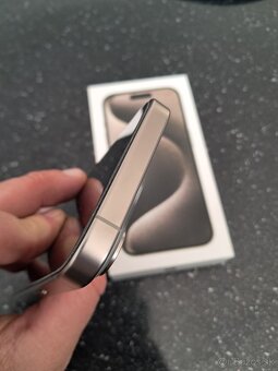 Iphone 15 pro 128gb (natural titanium) TOP STAV - 6