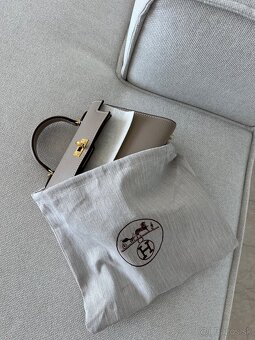 Hermes kelly mini kabelka béžová - 6