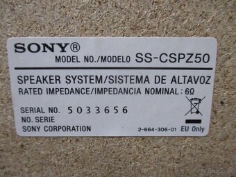 SONY SS-CSPZ50 - 6