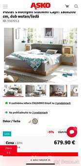 Manzelska postel 180/200 - 6