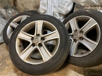 Predám originál disky plus letné pneu z Mazda 6 205 55 r16 - 6