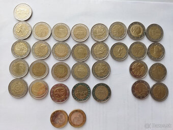 koruny a 2 eurovky a stara minca - 6