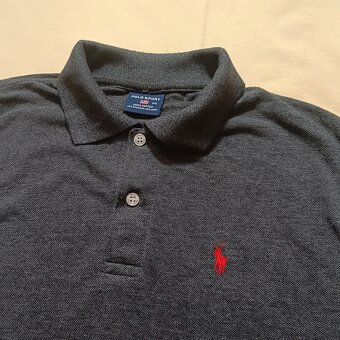 Polo Ralph Lauren sport sivá polokošeľa s krátkym rukávom M - 6