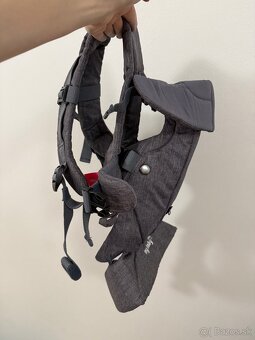 Sivý bavlnený nosič pre bábätká My baby lou - 6