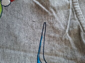 Šedé tričko s dinami 98 - 6