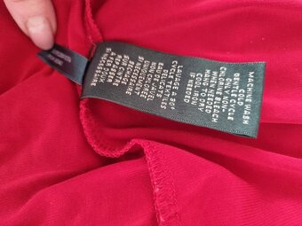 červené elastické šaty Ralph Lauren veľ. 38 - 6