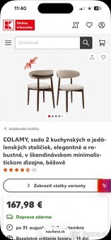 Jedálenské stoličky - 6