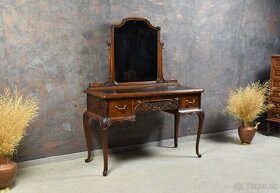 Psací stůl- starožitný nábytok - 1950 - 6