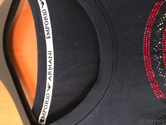 EMPORIO ARMANI crystal damske tricko M/L - 6
