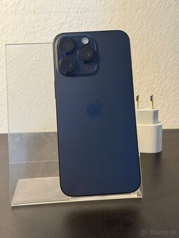Predám Apple iPhone 15 PRO MAX 256GB Modrý Titanium - 6