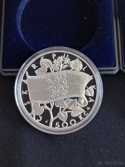 Strieborné mince 500 kč PROOF - 6