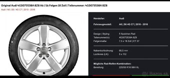 Audi A6 S6 5x112 225/50 R18 - 6