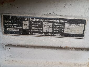 Trabant kombi na diely - 6