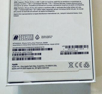 iPhone 15 PRO 256 GB Blue Titanium - 6