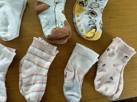 Ponožky pre dievčatko plus čiapočka novorodenecká - 6