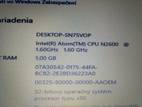 predám základnú dosku pre netbook Asus eee pc X101CH - 6