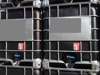 Potravinárske čierne 1000l ibc kontajnery sudy barely - 6