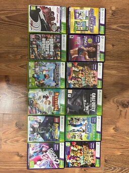 Xbox 360 + kinect + hry + 2x ovladače - 6