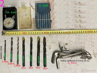 Rôzne náradie - klúče - vrtáky - nožnice - 6