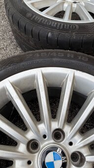Predám originálne disky BMW s pneumatikami Continental – 245 - 6