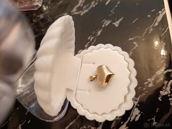 Zlatý prívesok 14k 1gram srdce - 6