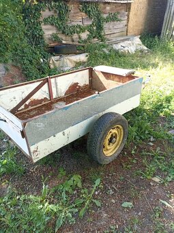 Prívesný vozík za malotraktor(parohač) - 6