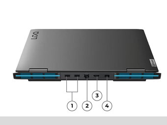 Lenovo LOQ 16":Core i7 13650HX,16GB,SSD 512,RTX4060 8GB - 6