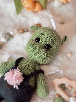 Predám háčkovaného dráčika (amigurumi) - 6