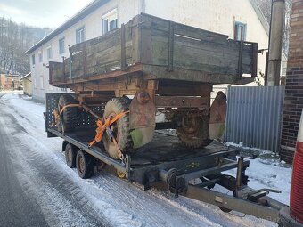 Prívesný dvojnapravový sklopný vozík Humbaur 3500 kg - 6