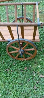 Malý drevený vozík - rebrinak - 6