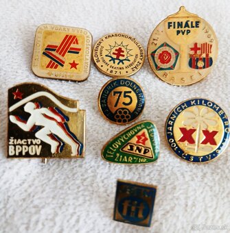 odznaky vojenské podnikové športové novinárske a i. - 6