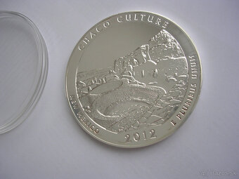 5 Oz Quarter Dollar 2012 New Mexico - CHACO CULTURE - 6