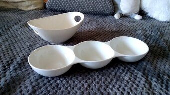 Strieborný kvetináč nádoba ako nový keramika porcelán - 6