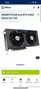 GIGABYTE GeForce RTX 3060 EAGLE OC 12G - 6