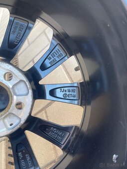 Alu disky 5x100 r16 original Škoda Fabia 3 - 6