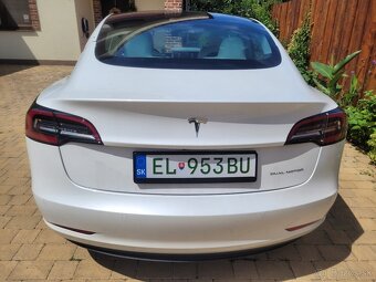 Predám elektro auto TESLA model 3 dual motor, 6/2021 - 6