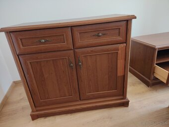 Nábytok do obývačky komplet 6-dielny+vešiak - 6