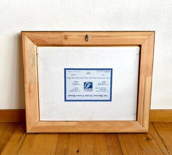 Starý obraz , olejomalba - 6