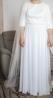 Svadobné šaty so závojom - 6